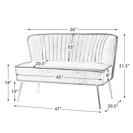 Euclid+47''+Upholstered+Loveseat (1)