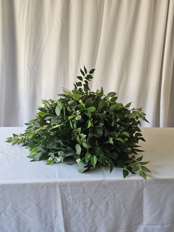 60cms green arrangements $40 (Can be customized with flowers for additional $10)