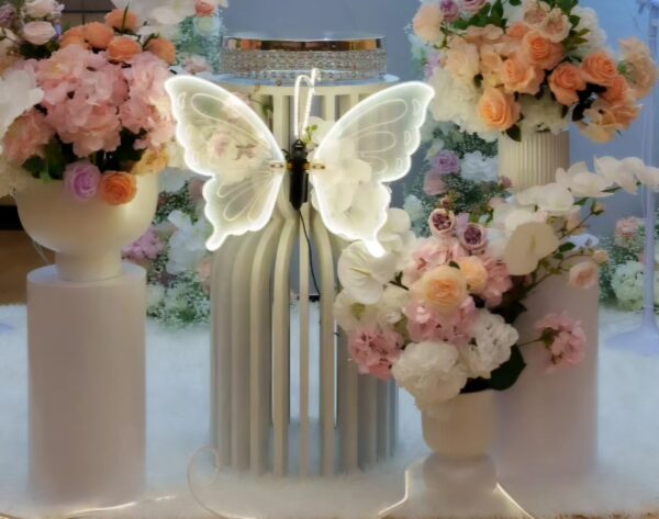 LED Warm white Moving butterfly