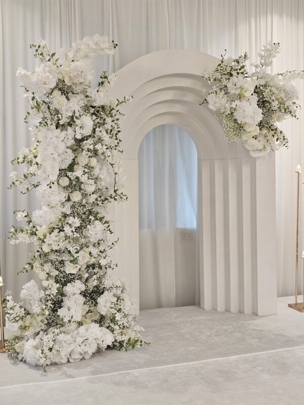 7ft H * 5ft W 3D Wood Backdrop Arch