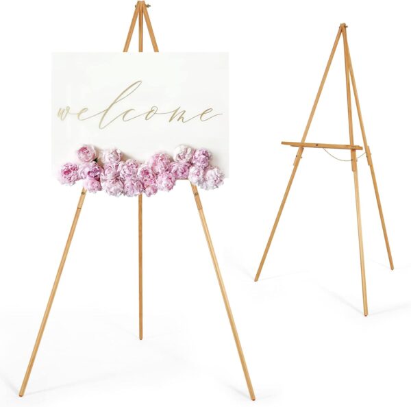 Wooden tripod Easel stand