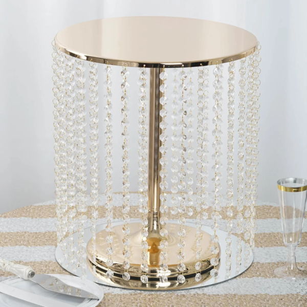 16"tall (14"W ) Gold Cake Stand