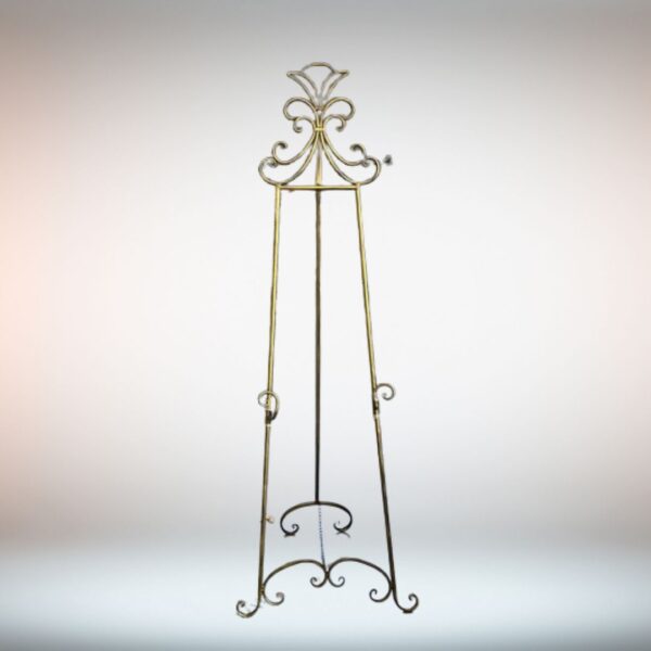 Metal Easel 1.5 Meter Vintage Gold